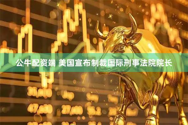 公牛配资端 美国宣布制裁国际刑事法院院长